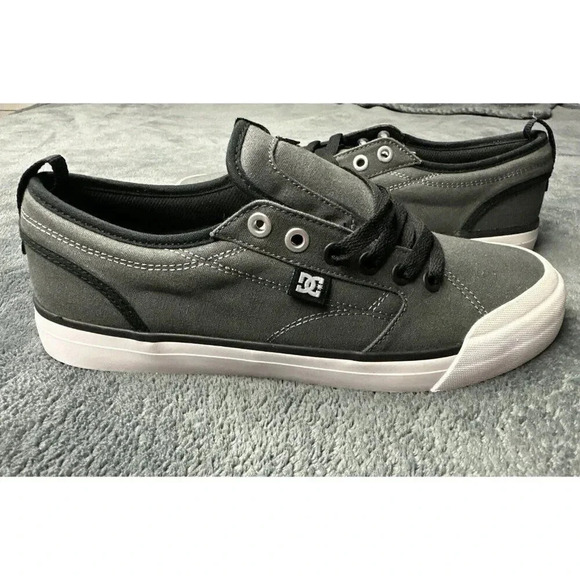 DC Evan Smith TX Pro ADYS300275 Grey Canvas Skate Sneaker Shoes Men's US… - Picture 2 of 16